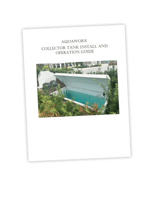 cover photo of the AquaWorx collector tank owner's manual