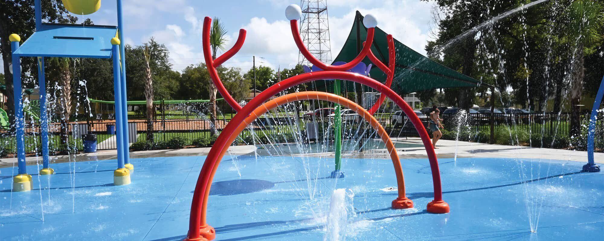 Dade City Splash Pad Equipment