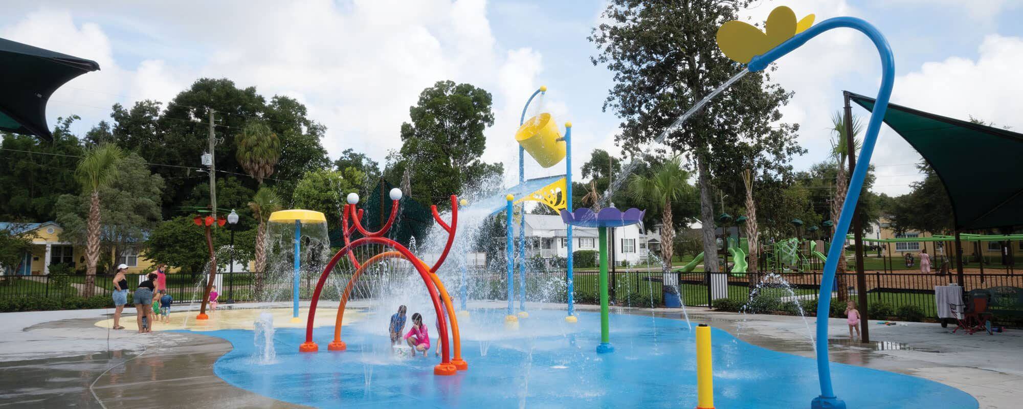 Dade City Splash Pad Equipment