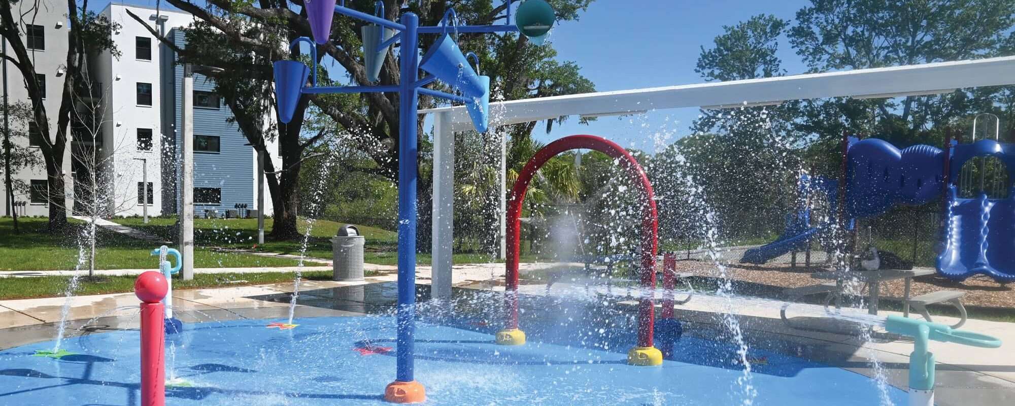 Sabal Place Water Play Area and Splash Pad Filtration Equipment 