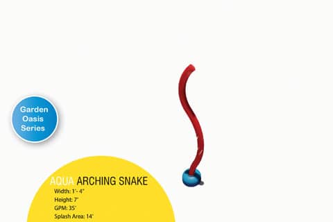 Aqua Arching Snake