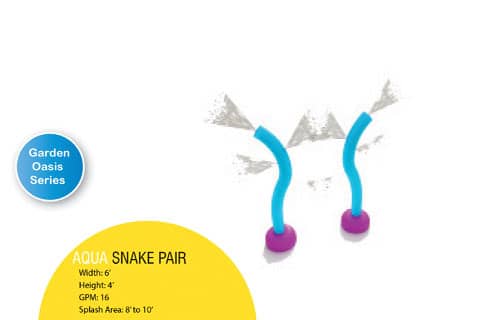 Aqua Snake Pair