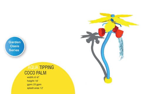 Aqua Tipping Coco Palm