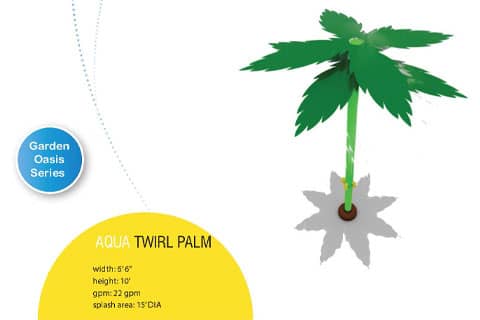 Aqua Twirl Palm